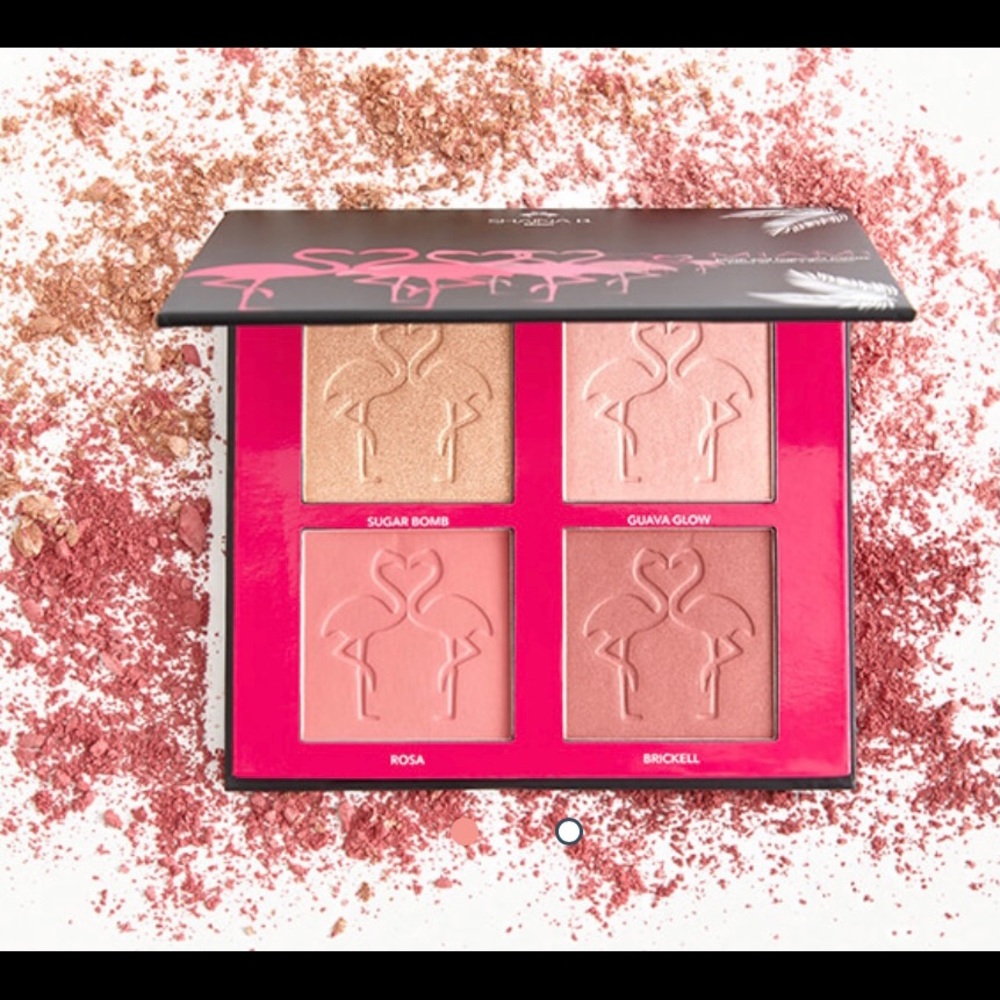SHAINA B MIAMI Mini Blush and Highlight Palette